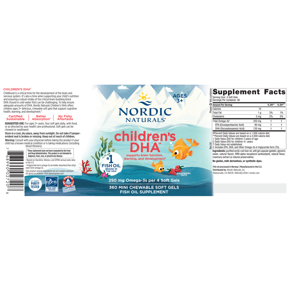 Children's DHA, Formerly DHA Jr (Strawberry)
