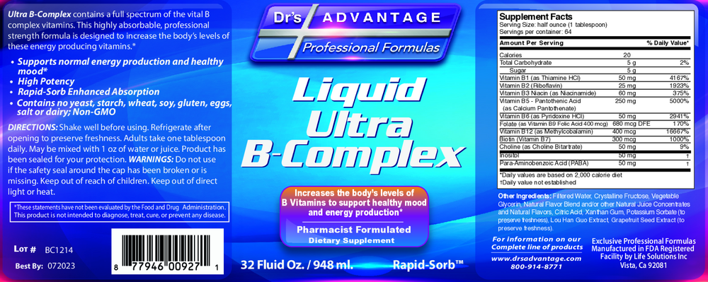 Liquid Ultra B-Complex