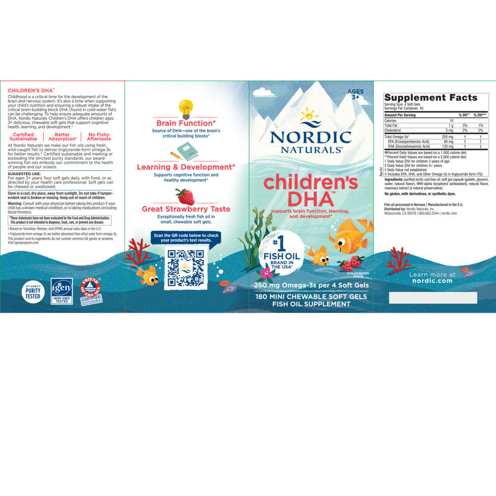 Children's DHA, Formerly DHA Jr (Strawberry)
