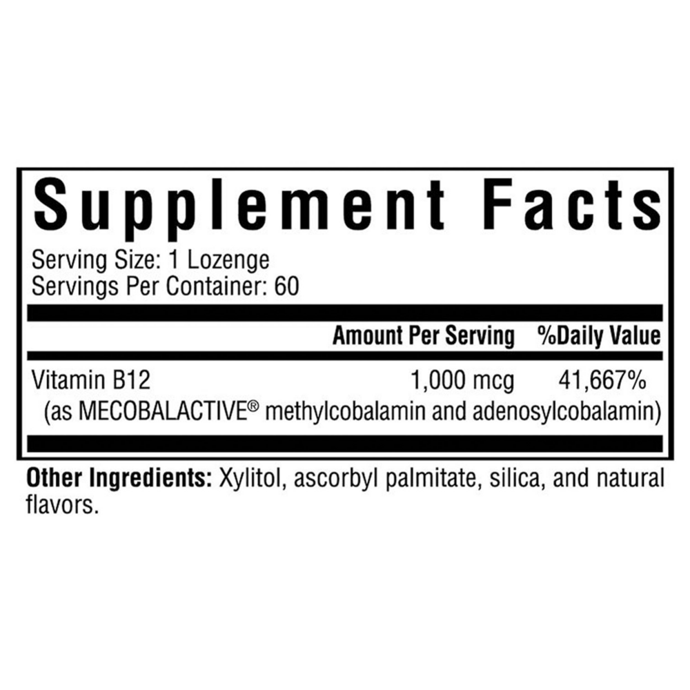 Methyl B12 1000mcg
