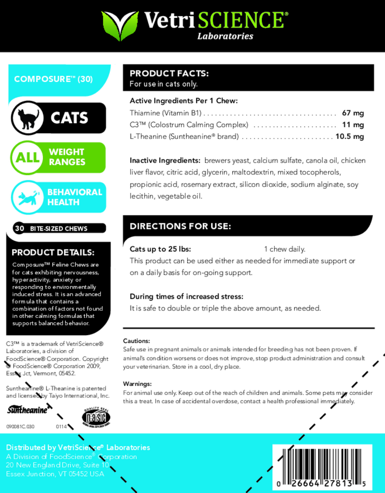 Composure Feline Bite-Sized Chews