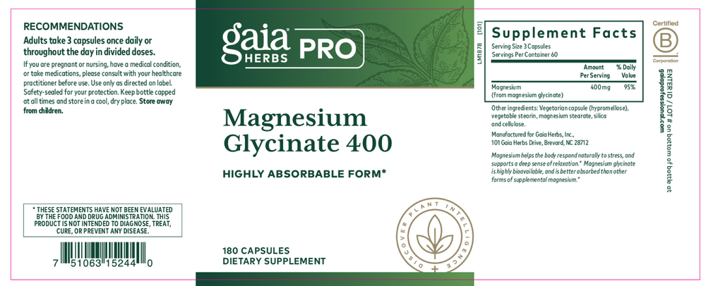 Magnesium Glycinate 400