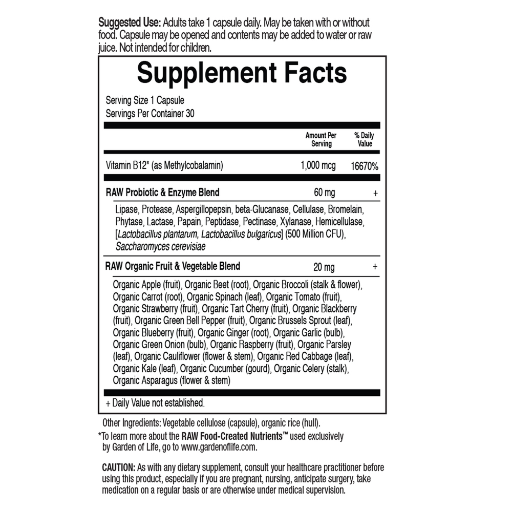 Vitamin Code RAW B-12