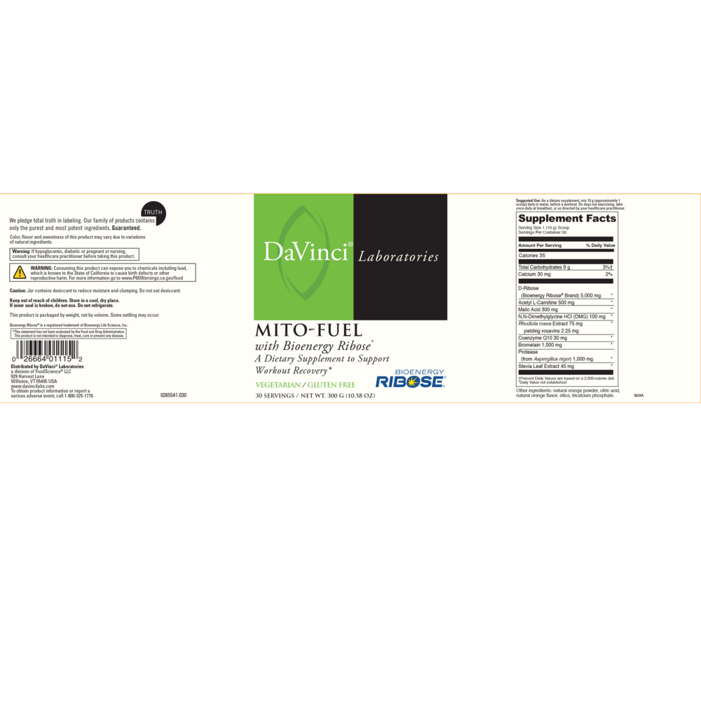 Mito-Fuel  (California Only)