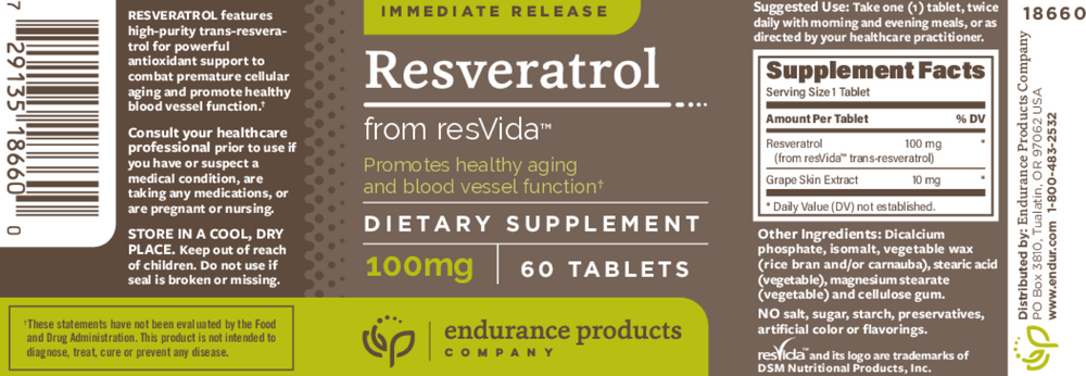Resveratrol from resVida™ 100mg