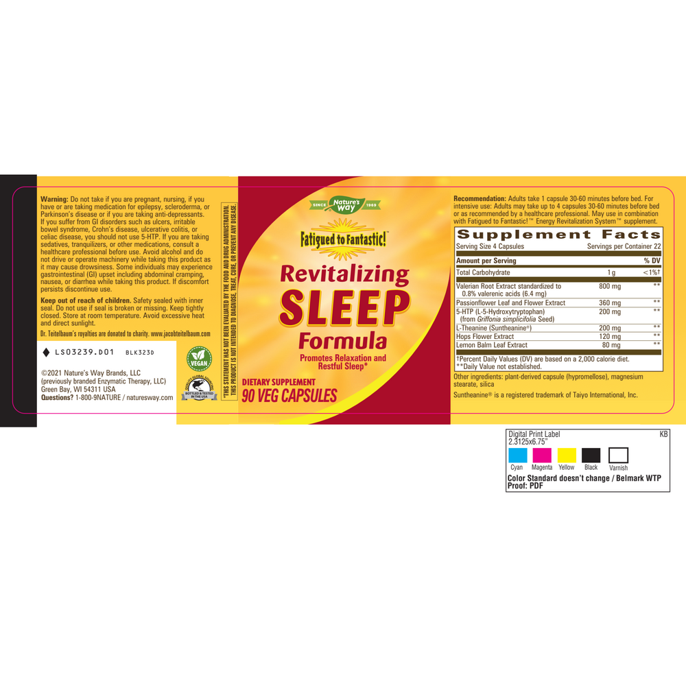 Revitalizing Sleep Formula (Fatigued to Fantastic)