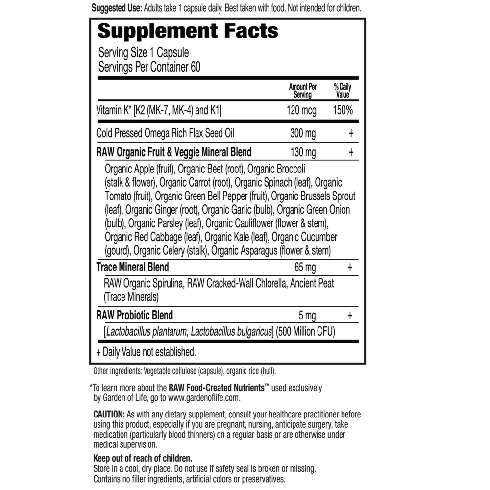 Vitamin Code RAW K-Complex