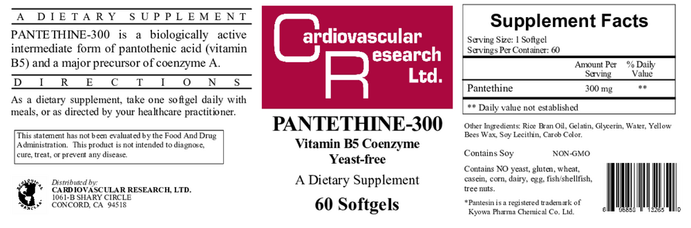 Pantethine 300mg (Pantesin)