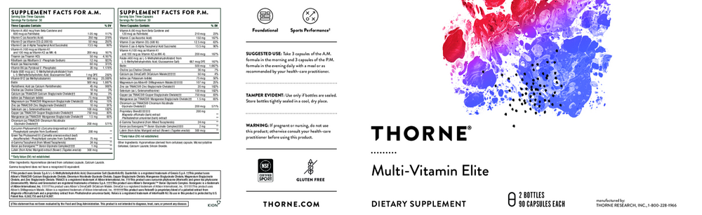 Multi-Vitamin Elite A.M. P.M NSF Kit