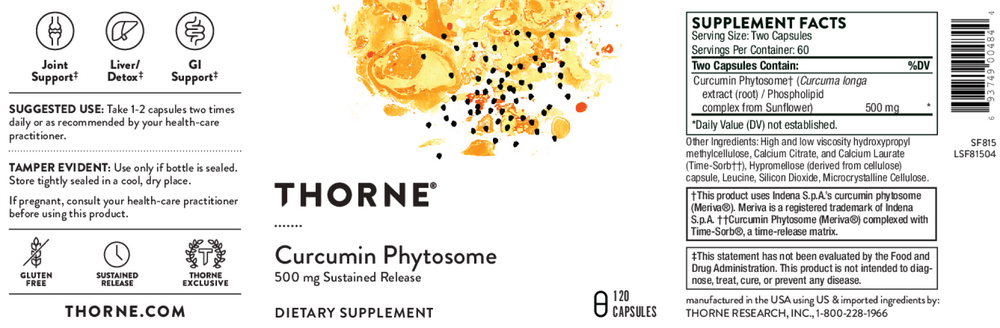 Curcumin Phytosome - Sustained Released