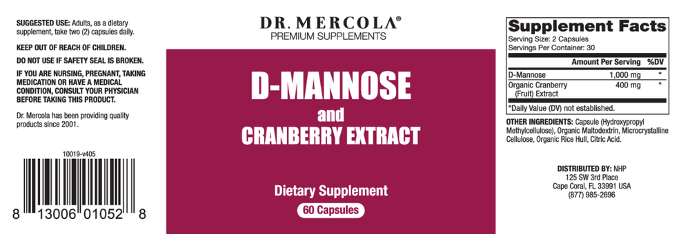 D-Mannose and Cranberry Extract