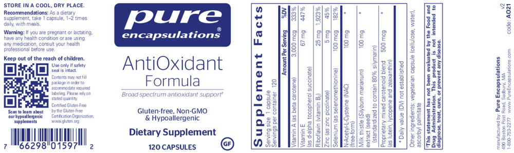 Antioxidant Formula
