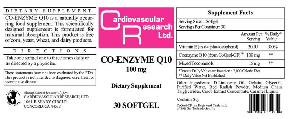 CoQ10 100mg