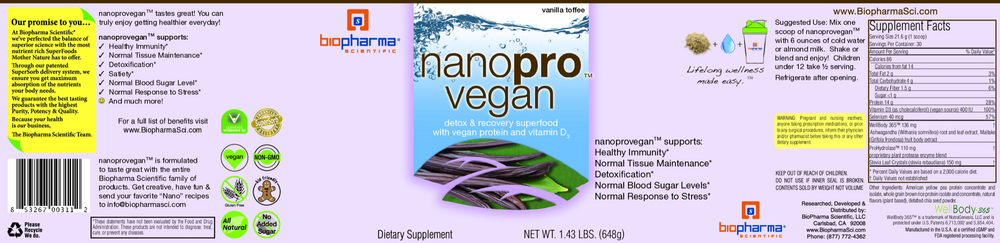 NanoPro Vegan Protein