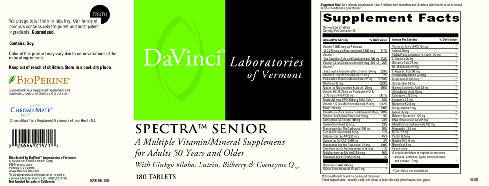 Spectra Senior (California Only)
