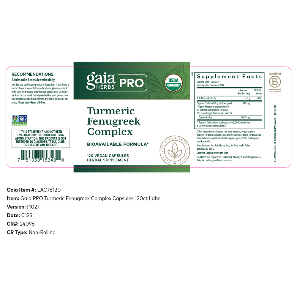 Turmeric Fenugreek Complex