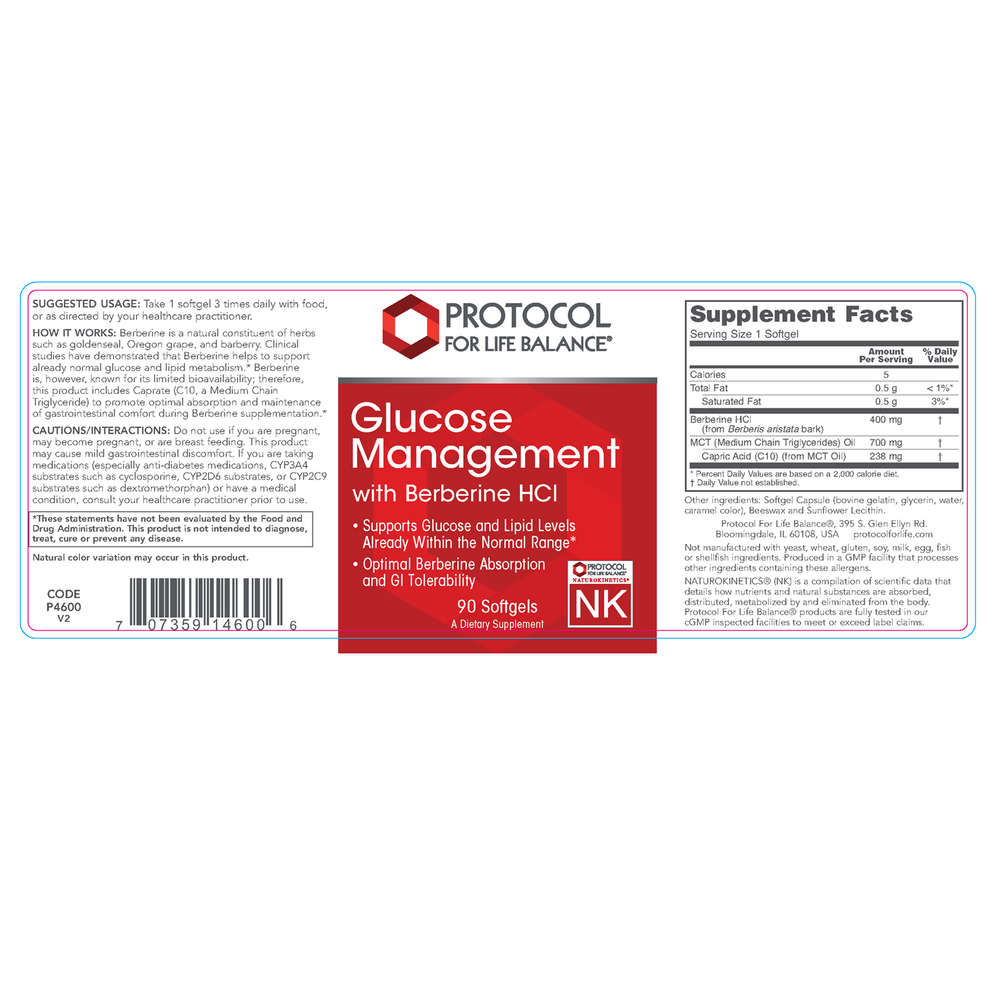 Glucose Management w/ Berberine HCL