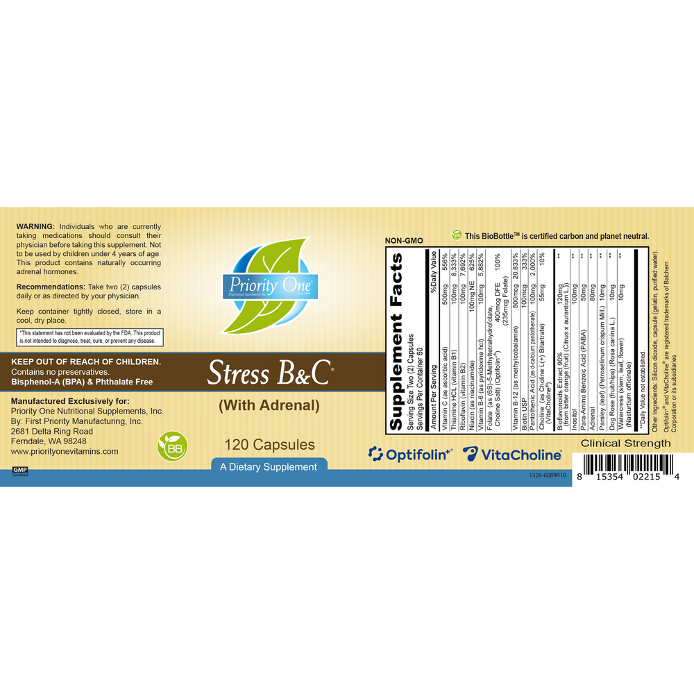 Stress B and C w/Adrenal
