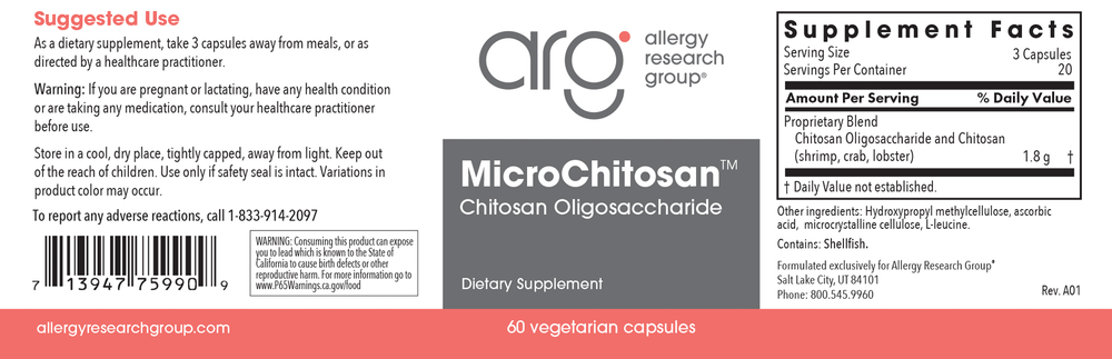 MicroChitosan 650mg