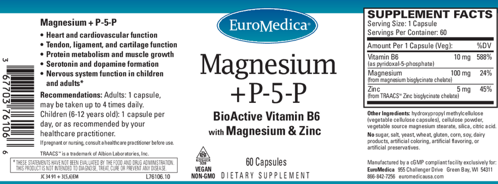 Magnesium + P-5-P