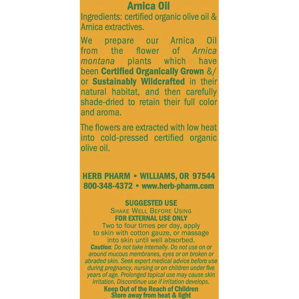 Arnica Oil