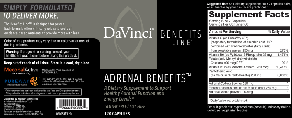 Adrenal Benefits