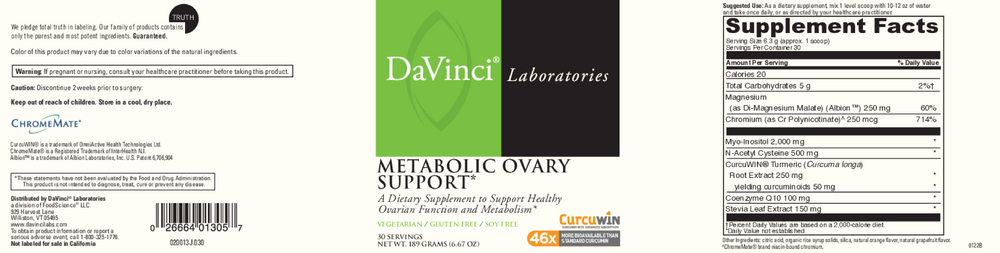 Metabolic Ovary Support