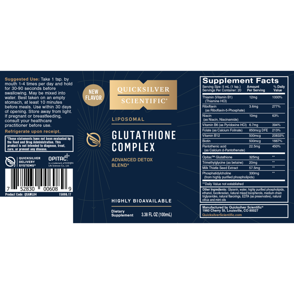 Liposomal Glutathione Complex