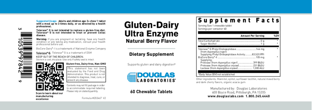 Gluten-Dairy Ultra Enzyme