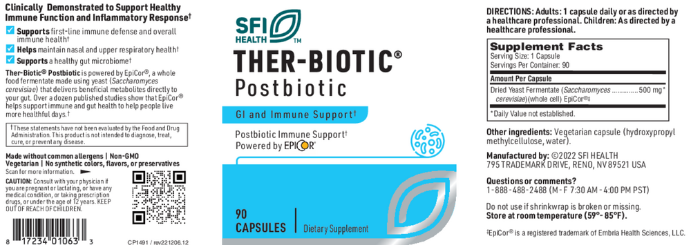 Ther-Biotic Postbiotic (formerly Epicor)