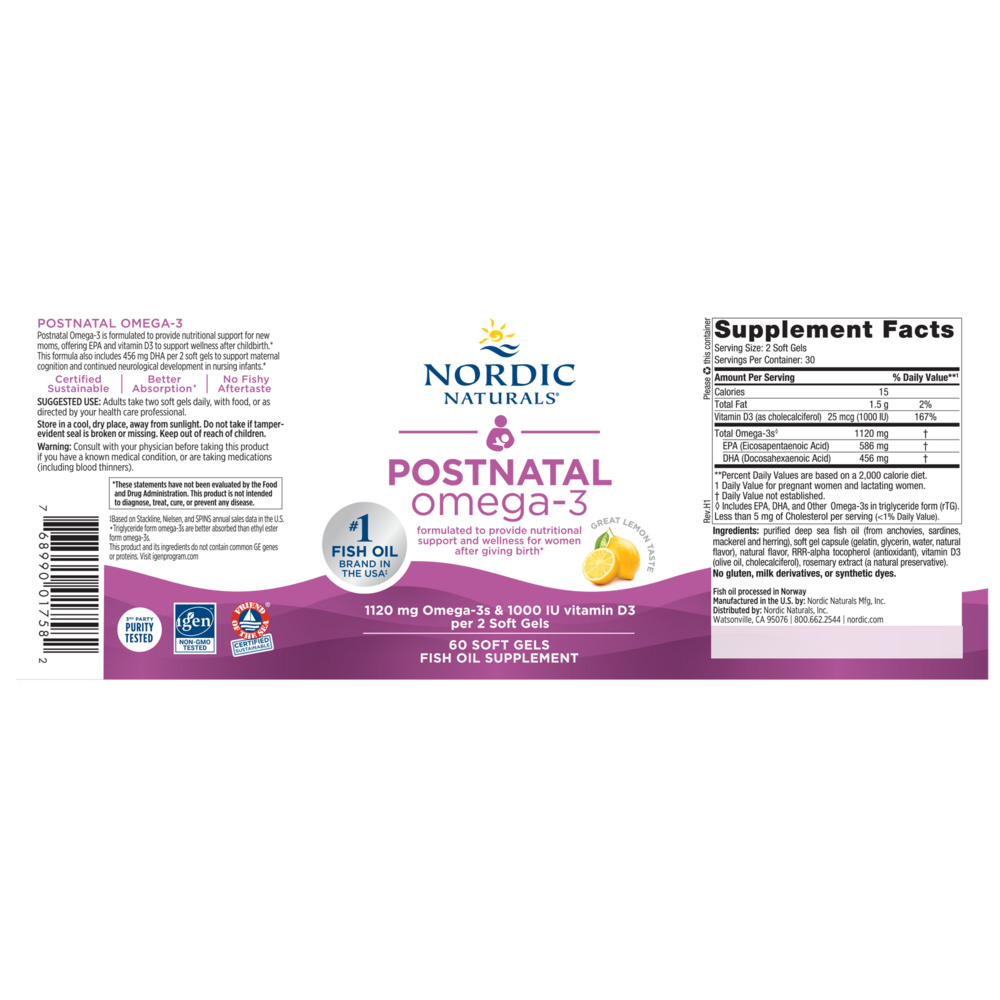 Postnatal Omega-3