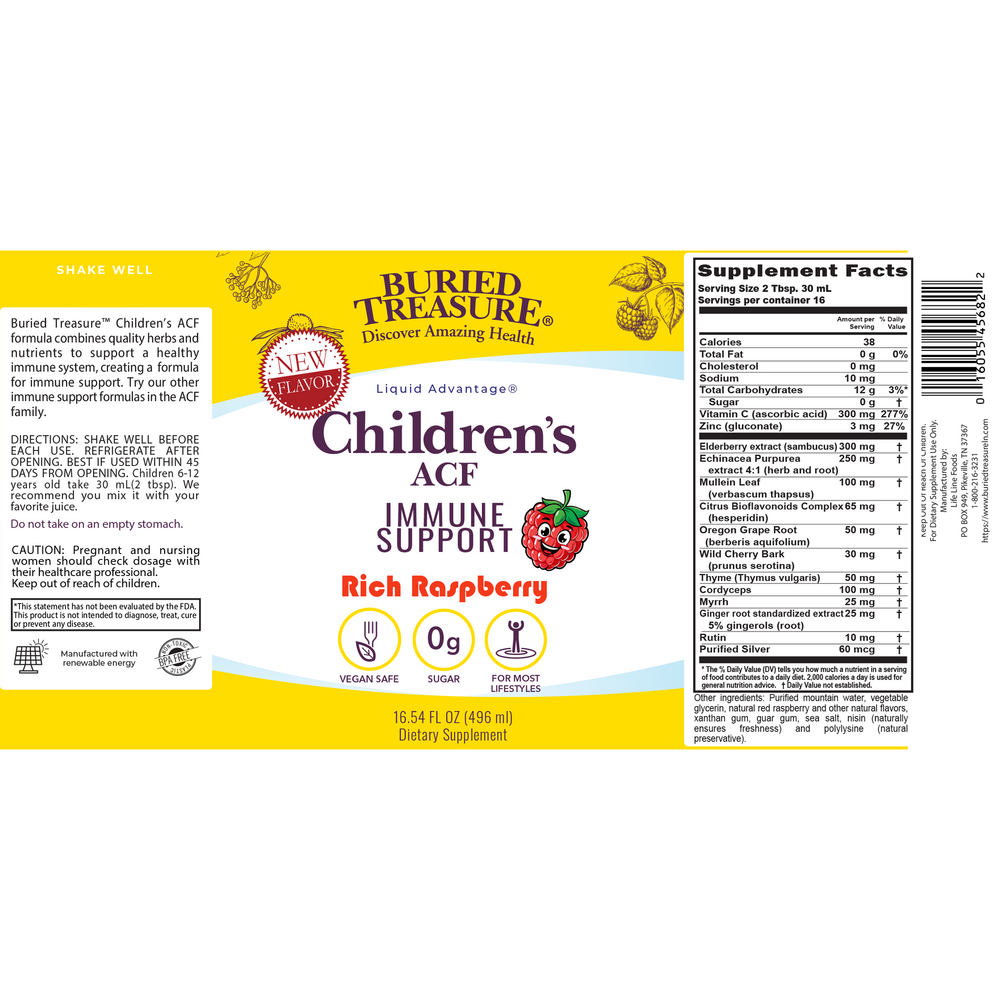 Children's ACF Rich Raspberry