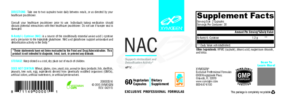 NAC N-Acetyl-L-Cysteine