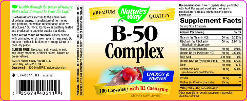 Vitamin B-50 Complex