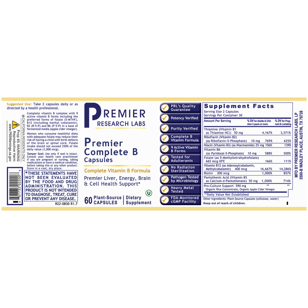Premier Complete B Capsules
