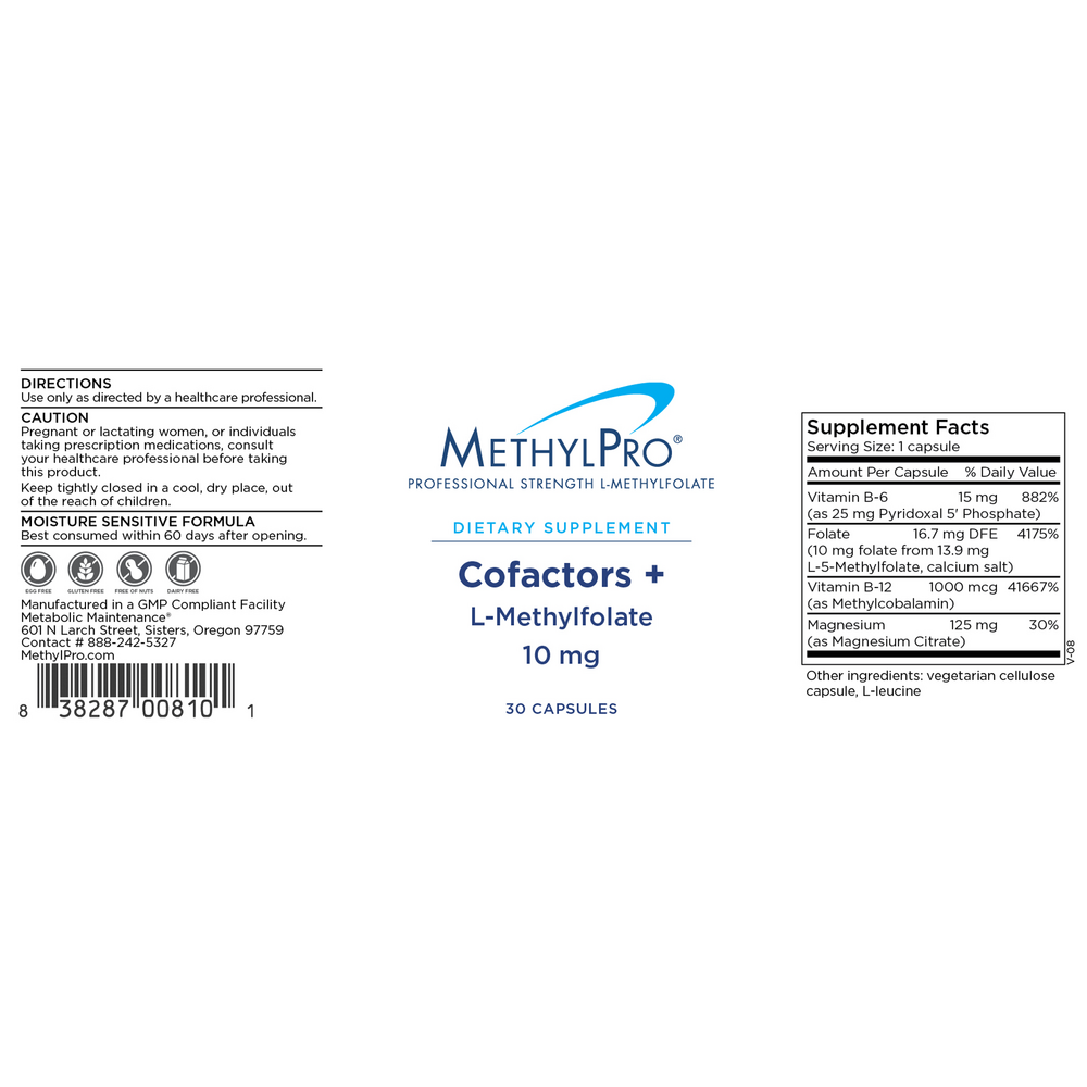 L-Methylfolate 10 mg + Cofactors