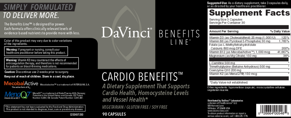 Cardio Benefits