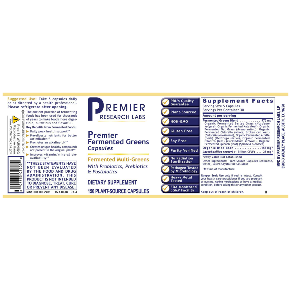 Premier Fermented Greens