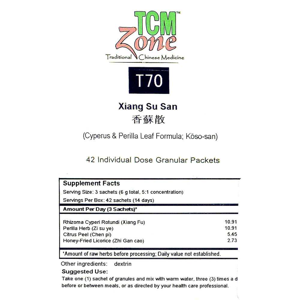 Cyperus and Perilla Leaf Formula Sachets (T70G)