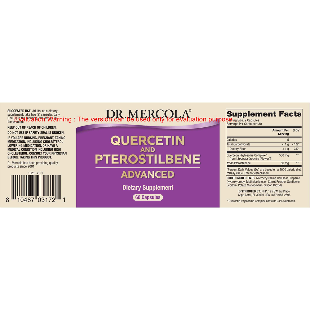 Quercetin and Pterostilbene Advanced