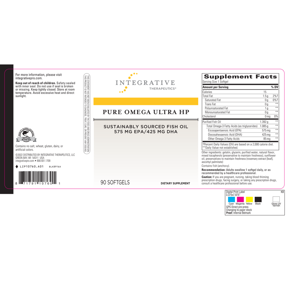 Pure Omega Ultra HP Softgels