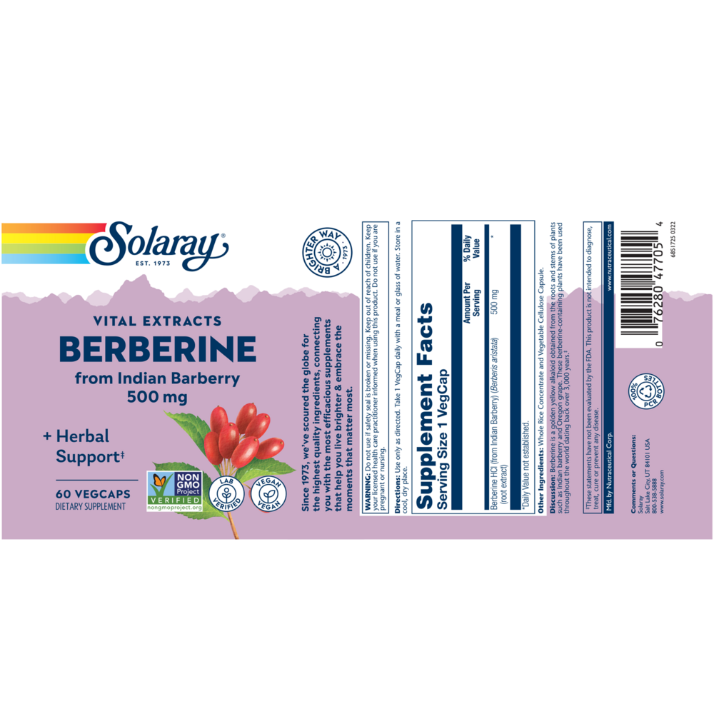 Berberine 500mg