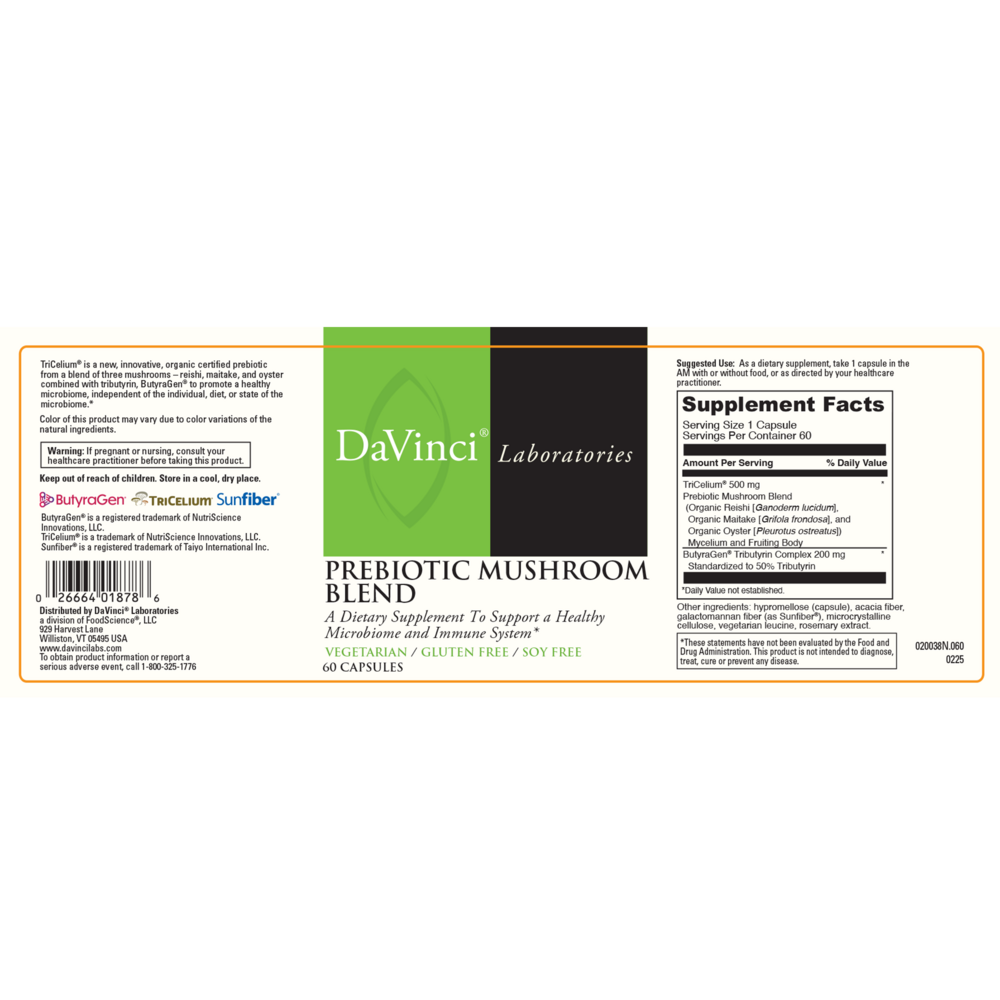 Prebiotic Mushroom Blend