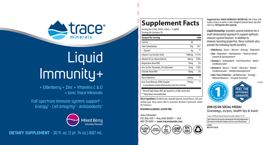 Liquid Immunity+ - Mixed Berry