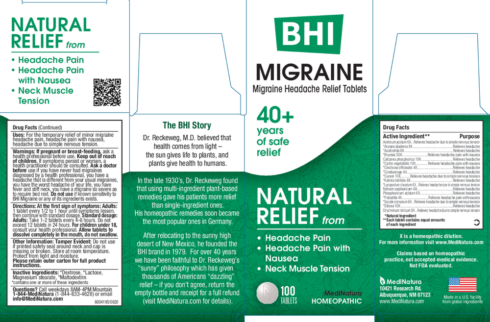 BHI Migraine