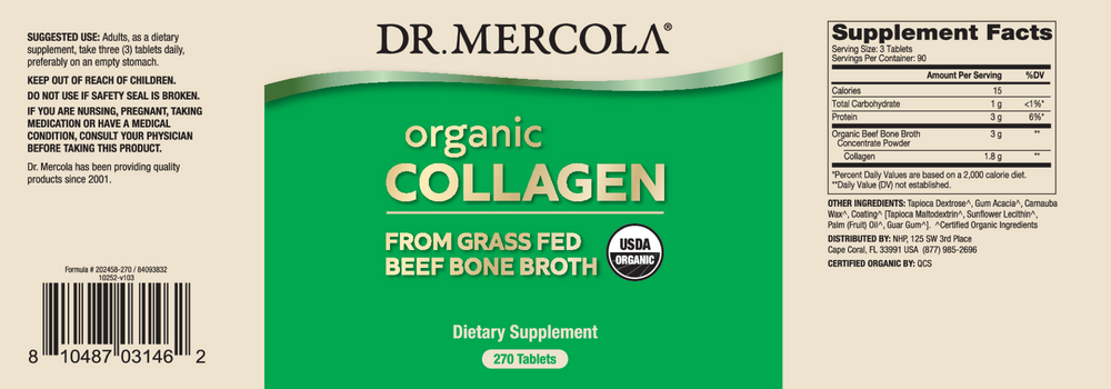 Collagen Organic Beef Broth