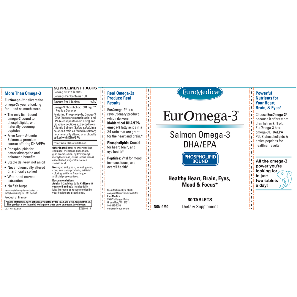 EurOmega-3® - Omega-3 Plus Phospholipids and Peptides