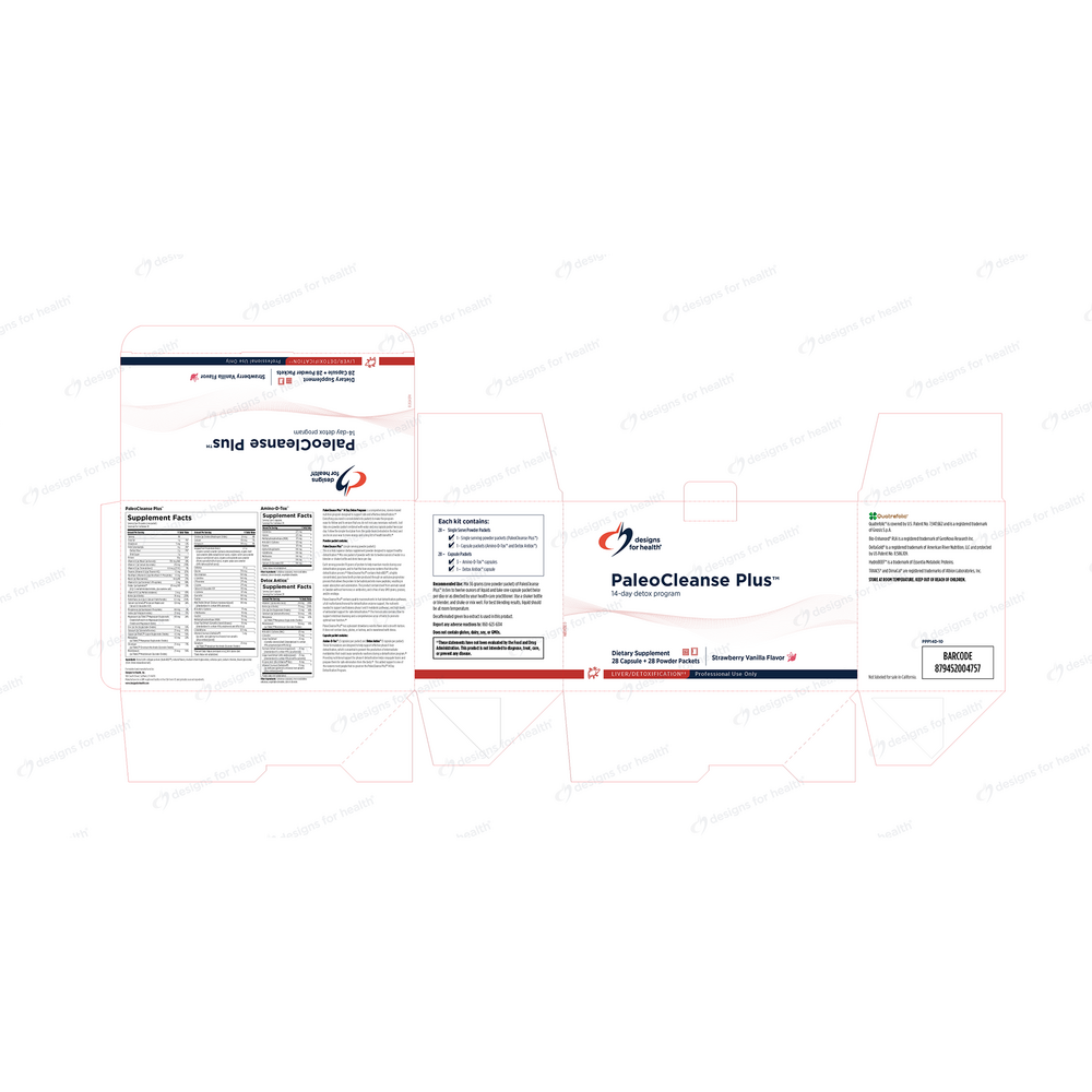 PaleoCleanse Plus™ 14-Day Detox Program, Strawberry Vanilla