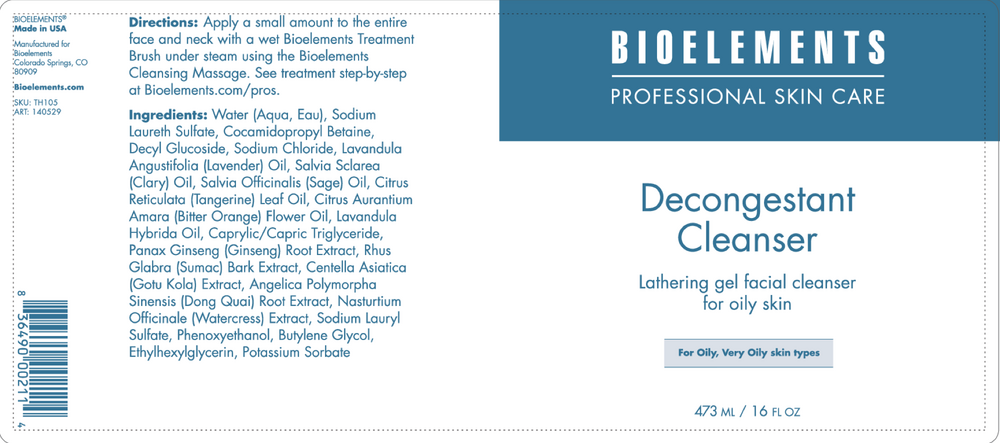 Decongestant Cleanser