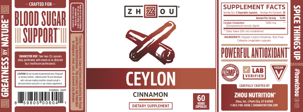 Ceylon Cinnamon 1200mg
